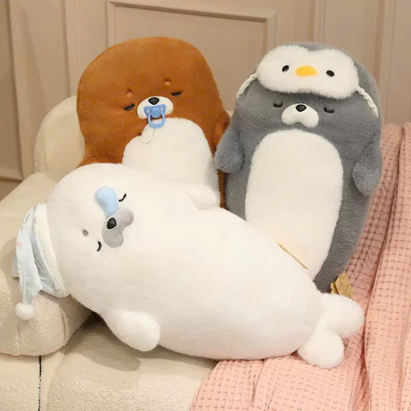 Zolli Miniso Hug Bear/หมอนสัตว์น่ารัก ตุ๊กตาหมีนําเข้า