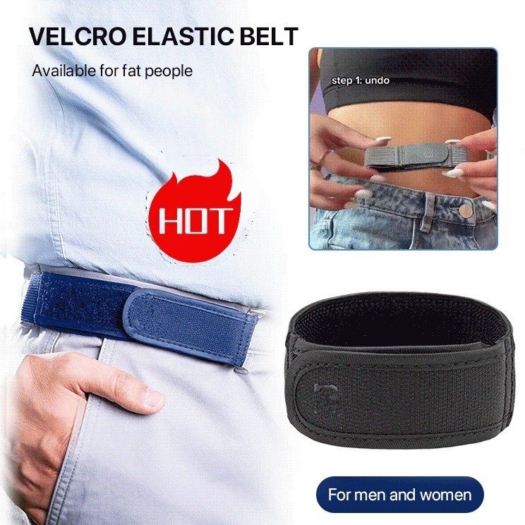 No Buckle Easy Adjust Lazy Magic Elastic Belt Lazy Belt/Elastic/No Buckle/Casual/Jeans