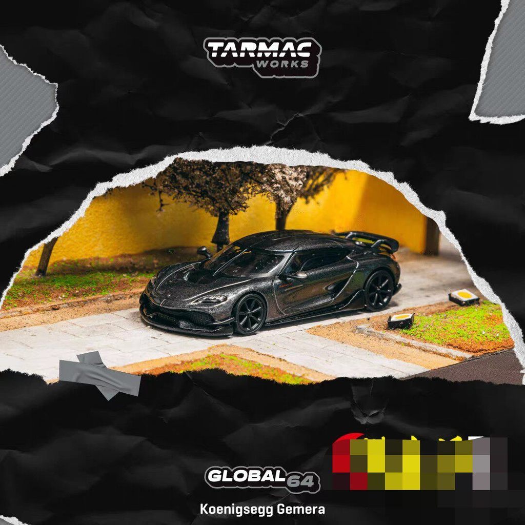 TW 1: 64 Koenigsegg Koenigsegg Gemera โมเดลรถโลหะผสม Tarmac Works