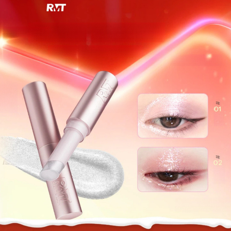 ROMANTIC BEAUTY Highlighting Eye Shadow Stick มัลติฟังก์ชั่นแบบพกพา Fine Glitter Pearlescent Eye Sha