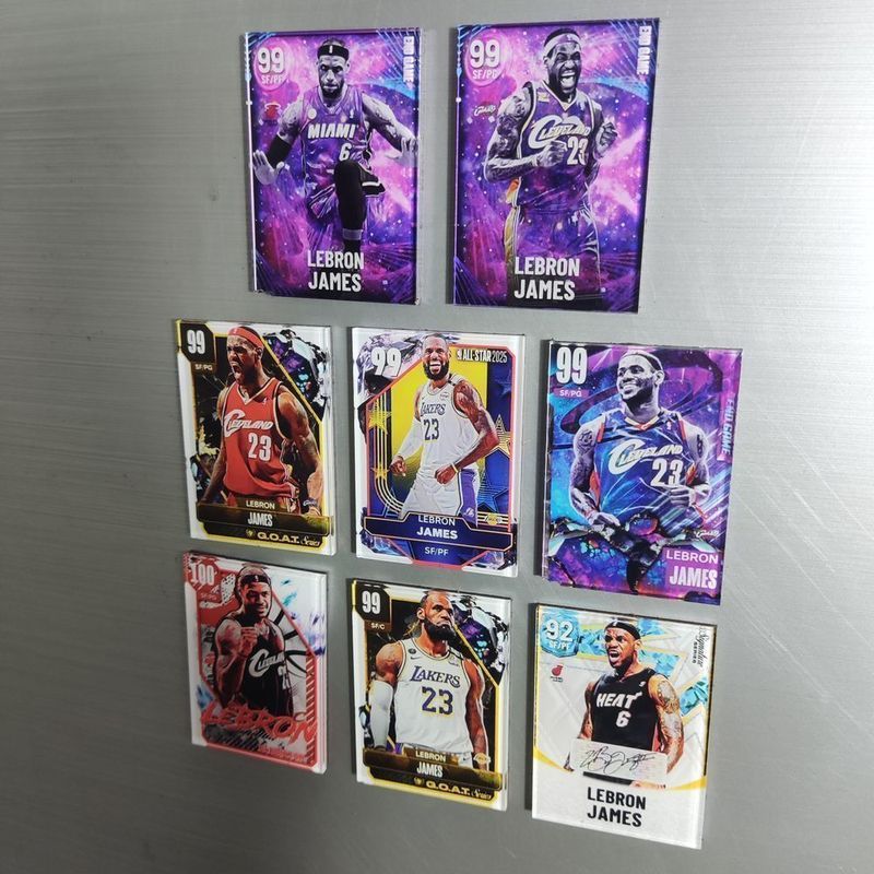 NBA2K MT wicking斯亚克力箱贴士热人全明球 Star粉丝 บันทึกการขับขี่NBA2K MT James อะคริลิคแม่เหล็กตู้เย็นแม่เหล็ก Ca