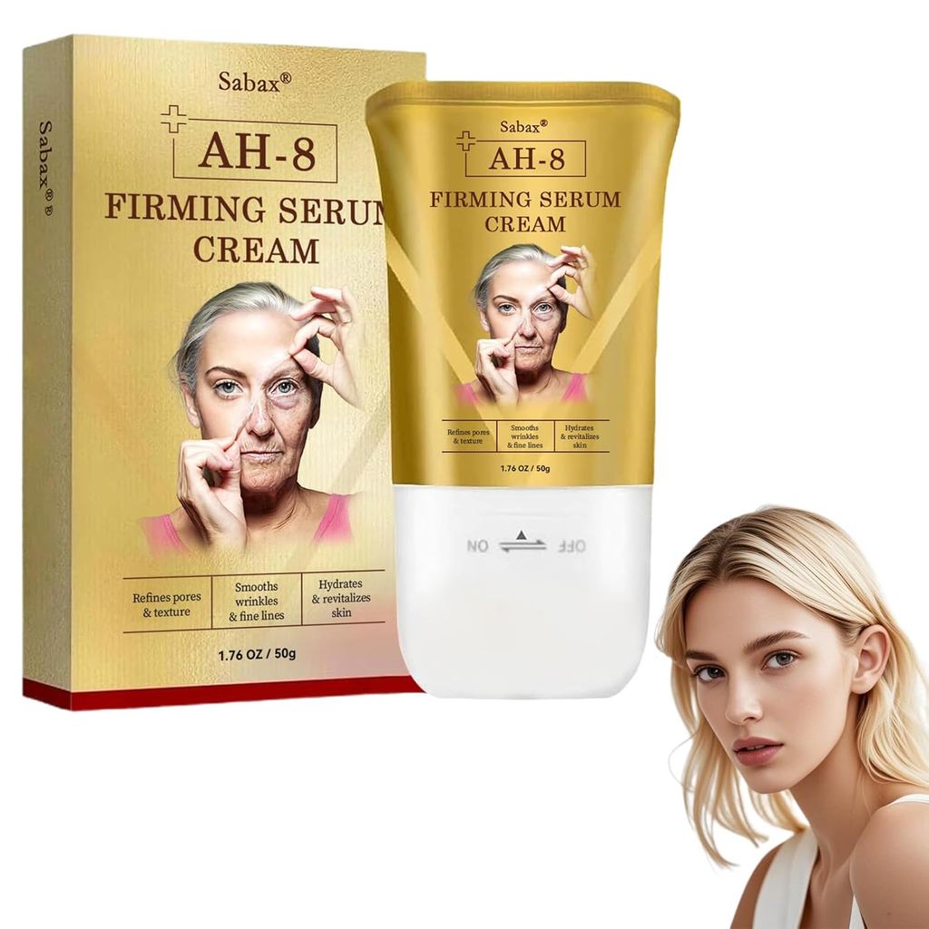 Sabax AH-8 Anti-Aging Firming Cream ครีมทาคอกระชับและกระชับ ครีมบํารุงผิวสําหรับผิวที่แก่ ริ้วรอยคอท