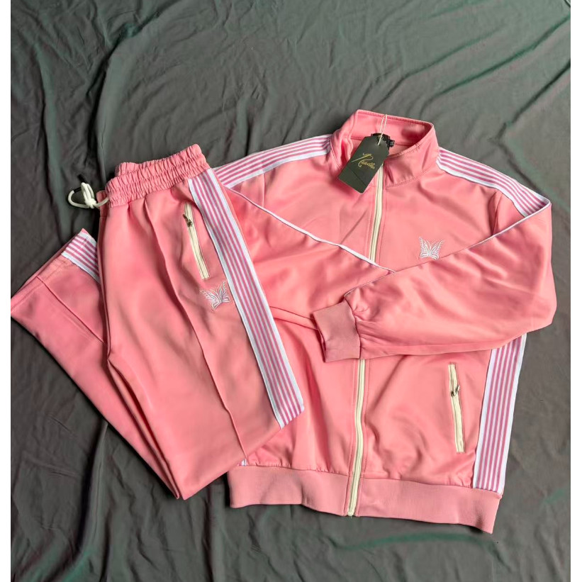 ❤️❤ NEEDLES Luxury Sport Coat and Pants Letter เย็บปักถักร้อยสําหรับทั้งชายและหญิง
