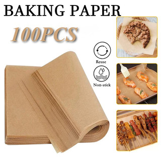 100Pcs Non Stick Parchment Baking Paper Unbleached for Cake Pastry Food Oven Bakeware for Kitchen 