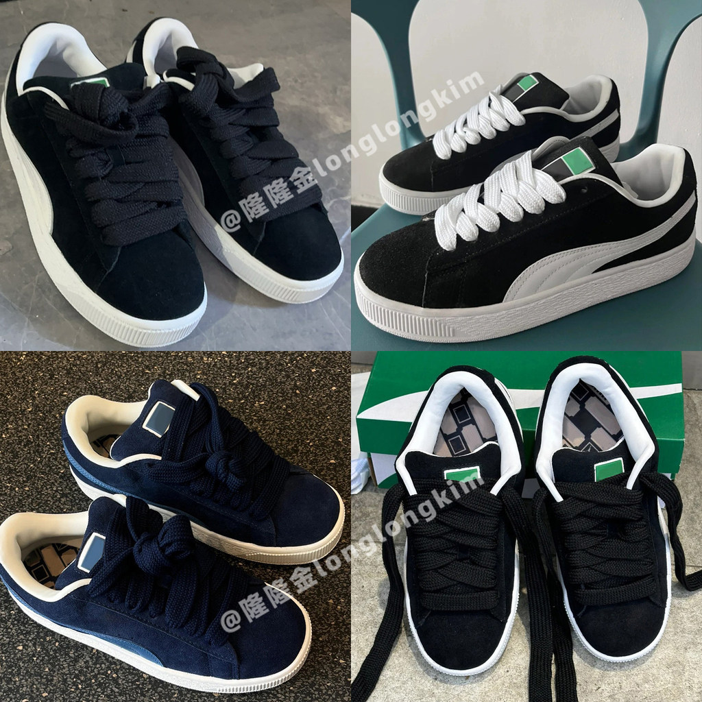 Long Gold Original เหมาะสําหรับ puma puma เชือกผูกรองเท้า suede xl รองเท้าผ้าใบ Rihanna รองเท้าผ้าใบ