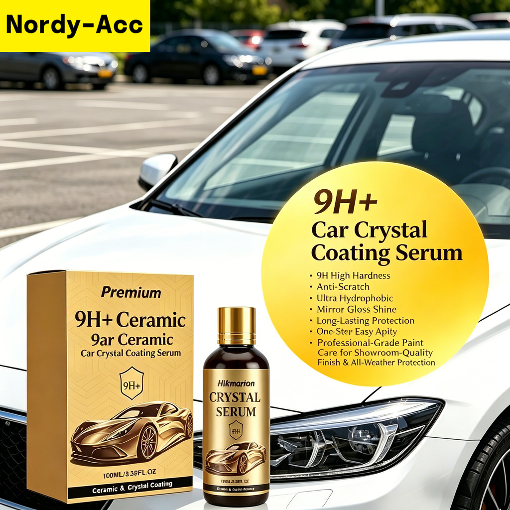 100ML PTZ Graphene เคลือบเซรามิค 9H + Advanced Crystal Serum Professional Auto Detailing สีป้องกัน High Gloss Anti-Scratch UV ทน Car Care อุปกรณ์เสริม