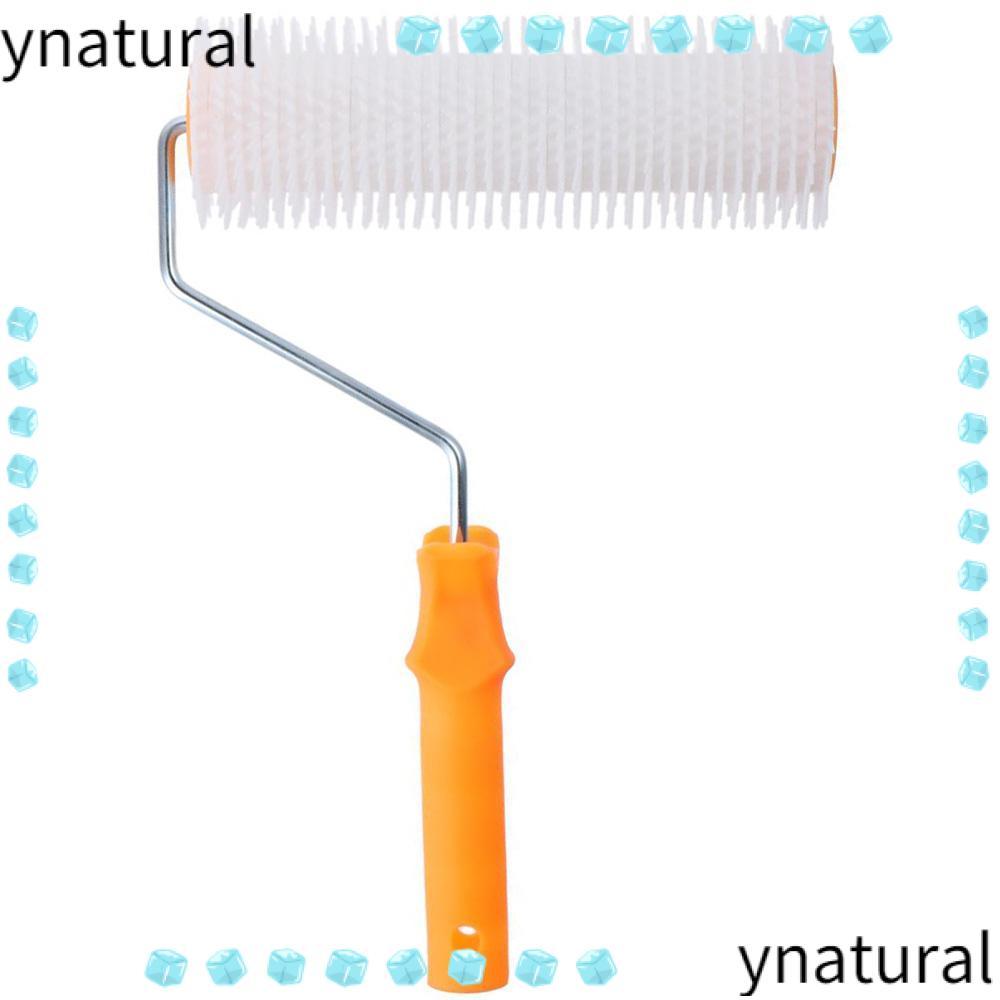 YNATURAL Spike Roller, Plastic Durability Latex Floor, Paint Brush Roller 23cm/9 Leveling Screed Epo