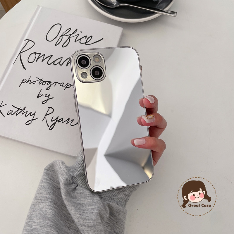 สไตล์เกาหลีกระจกเคสโทรศัพท์สําหรับ iQOO Neo 10 Pro Plus Z10 Z9 Turbo Z9X Z8 Z8X Z7 Z7X Z7i Z6 Pro Z6