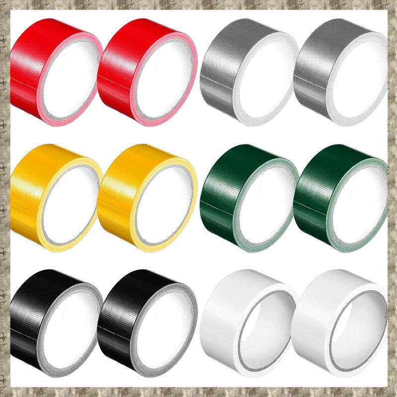 [zv0lma8i] DIY Craft Art 12 Rolls เทปท่อสีจํานวนมาก, สีสันสดใส, กันน้ําสําหรับงานหนัก, สําหรับการใช้