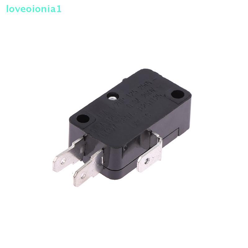 loveoionia1 KW1-103 Micro Switch 16A 250V ปกติปิดสวิทช์ 3 Pin Micro Switch สําหรับเตาอบไมโครเวฟประตู