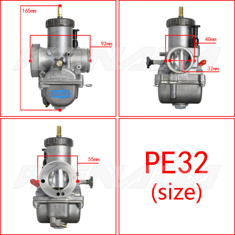 大码PE32/34/36/38mm ATV Racing คาร์บูเรเตอร์ 摩量车化油器