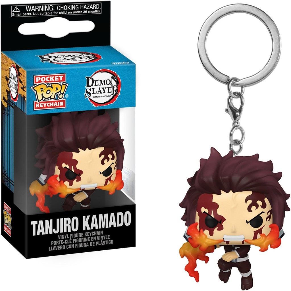 FUNKO ฟังโก้พ็อกเก็ตป๊อป! พวงกุญแจ Demon Slayer - ของเล่นพวงกุญแจ Tanjiro Kamado