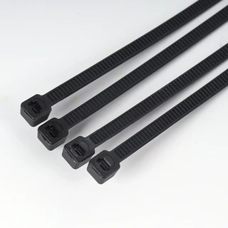(แพค100เส้น)4นิ้ว-16นิ้ว เคเบิ้ลไทร์ Cable Tie หนวดกุ้ง ไนล่อนPA66 เกรด A+ สีขาว/ดำ สายรัดพลาสติก