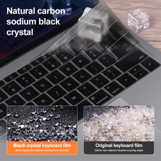 ซิลิโคนคีย์บอร์ด กันฝุ่น Macbook Air Pro 13 14 15 16 นิ้ว M1 M2 M3 M4 M4Pro M4Max,TPU Silicone Keyboard