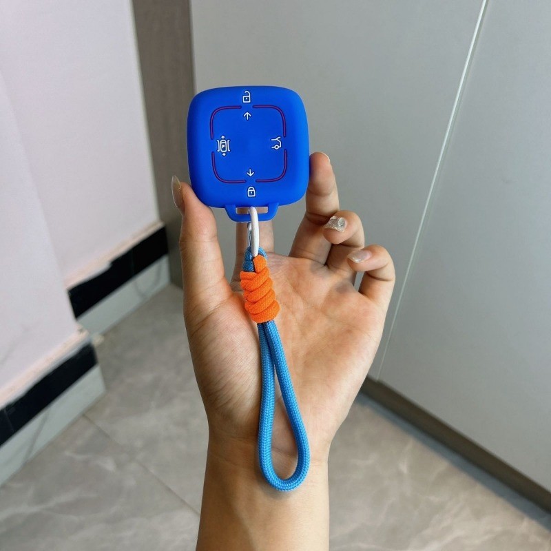 เหมาะสําหรับ ZEEKR 009 ZEEKR X ฝาครอบกุญแจรถซิลิโคนวัสดุ Zeekr 007 Zeekr 7X กล่องกุญแจ zeekr 001 กุญ