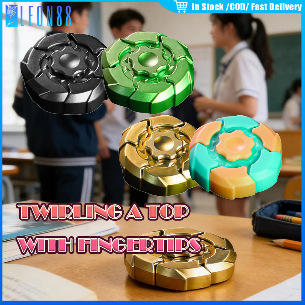 ของมาใหม่！fidget spinner ไฟLED ลูกข่าง ไจโร มี4รูปแบบ สไตล์แฟชั่น แบบพกพา วัสดุABS หมุนได้อัตโนมัติ