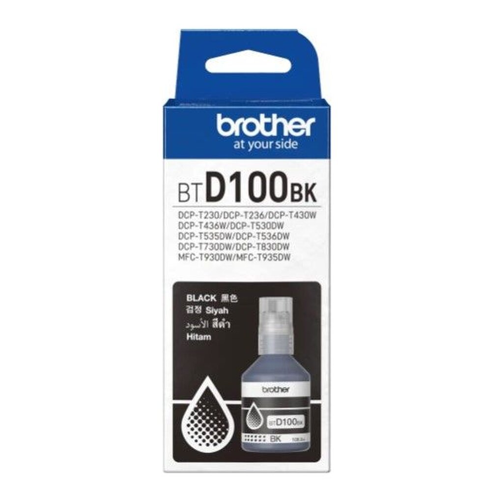 Brother BT-D100 น้ำหมึกเติมแบบขวด ของแท้ (BT-D100BK / BT-D100C / BT-D100M / BT-D100Y)