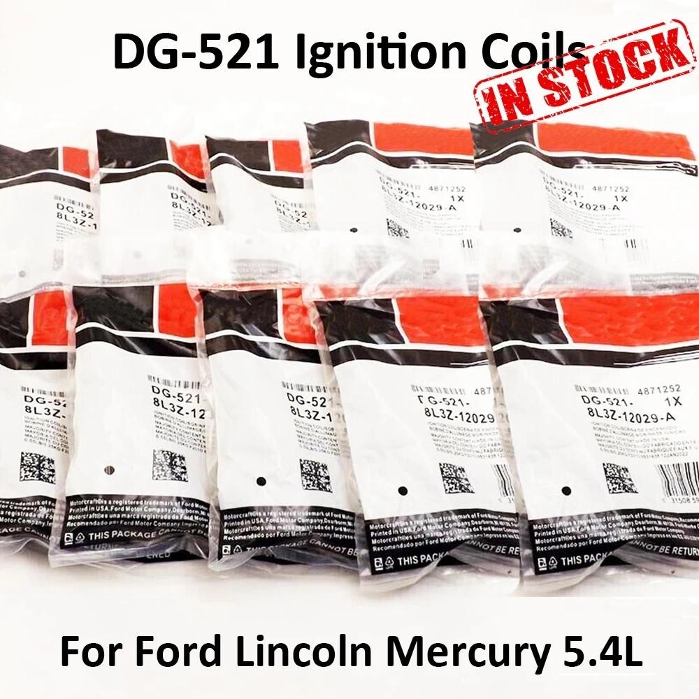 คุณภาพสูง 1 ~ 8 ชิ้น DG-521 DG521 คอยล์จุดระเบิด 8L3Z12029A สําหรับ Lincoln Mercury 5.4L 8L3Z-12029-