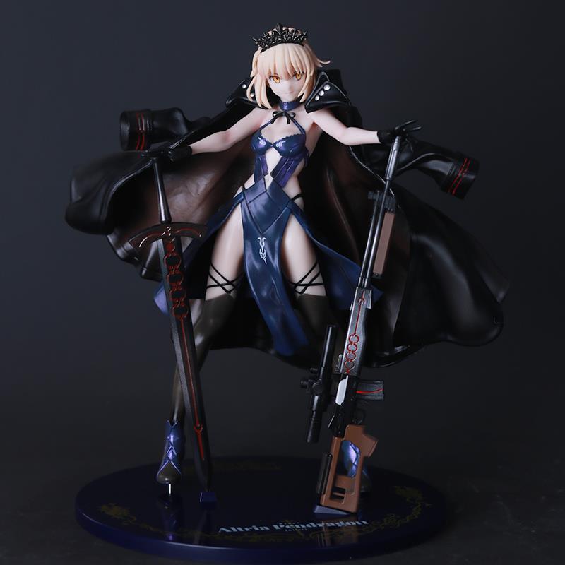 Destiny Night Saiba Arturia Reverse Body Figure FATE Black Saber Gun fgo อะนิเมะเครื่องประดับ