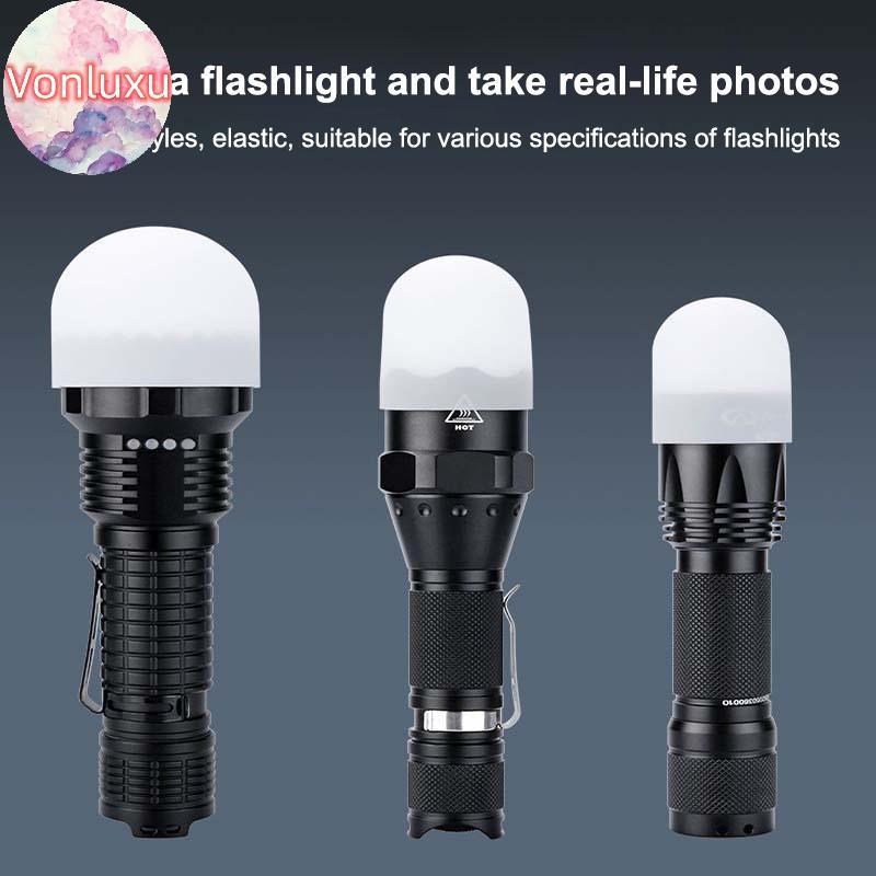 Vonluxu 2 ชิ้นซิลิโคนยืดหยุ่นไฟฉายโคมไฟสําหรับ SP31 SP35 IF22A C8G IF25A SP36 S2 C8 EA01 TS21 Q8 14-