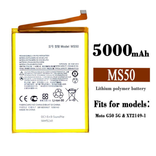 เหมาะสําหรับ Motorola/Motorola Moto G50 5G XT2149 XT2149-1 MS50 แบตเตอรี่