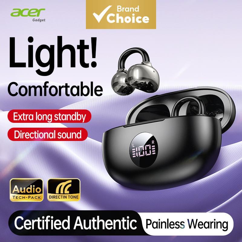 ชุดหูฟัง Acer โอ้577การออกแบบคลิปหูไร้สายเปิดหูฟังคุณภาพเสียงไฮไฟหูฟังบลูทูธสวมใส่สบายกีฬาวิ่ง