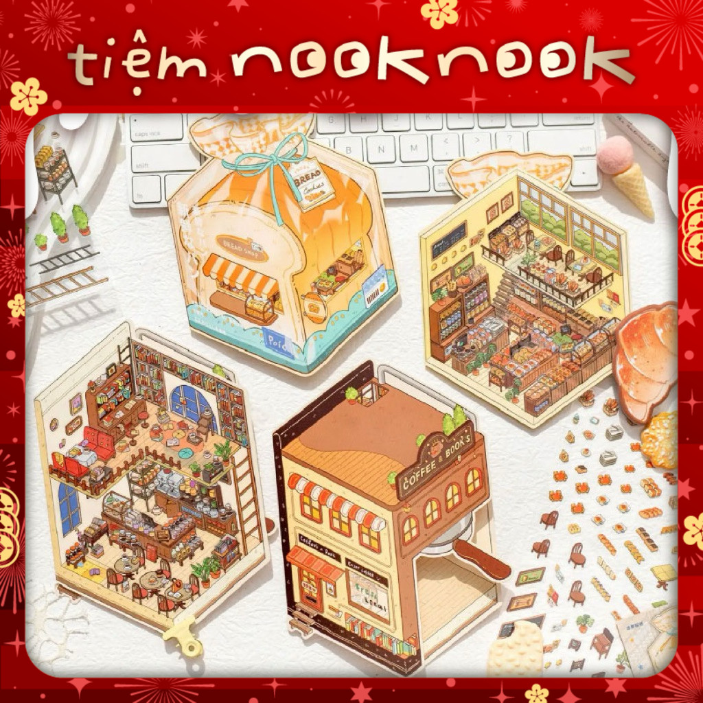 HOME HUMIDITY LINE - สติ๊กเกอร์ 3 มิติจําลองพื้นที่ น่ารัก ผ่อนคลาย สติ๊กเกอร์ 3 มิติ