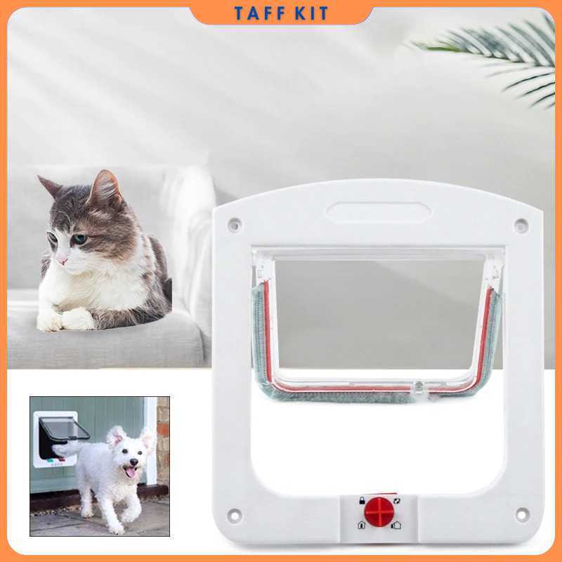 TRICAT Magnetic Flap Door 4 Way Lock Pet Door - TR4