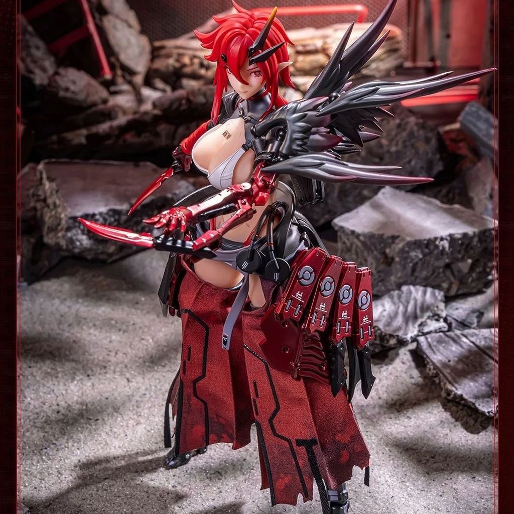 Damanjiang 1/9 Nuclear Gold Rebuction Wolf Dog Troop Assault Type Raven Movable