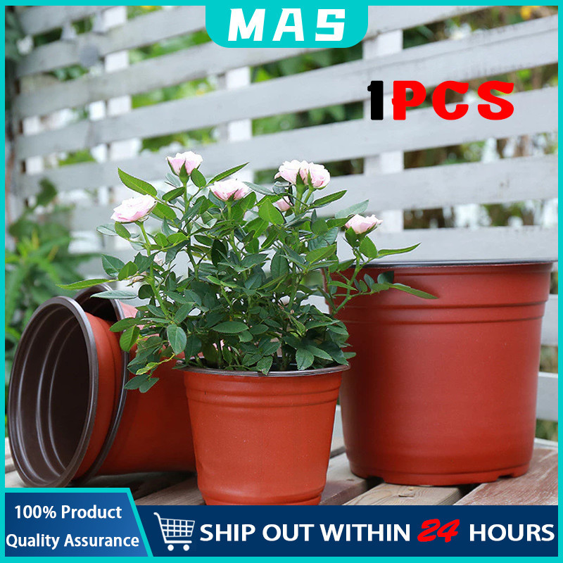 MAS กระถางพลาสติก กระถางต้นไม้พลาสติก ้นกล้าพืชในเรือนเพาะชำ  กระถางดอกไม้พลาสติก หลายขนาด
