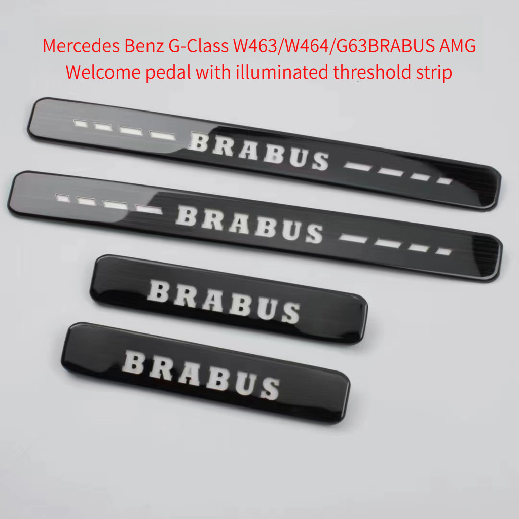 แถบประตูมีไฟส่องสว่าง Benz 2019-23 Mercedes G-Class W463 W464 G63 BRABUS AMG【ขายร้อน】