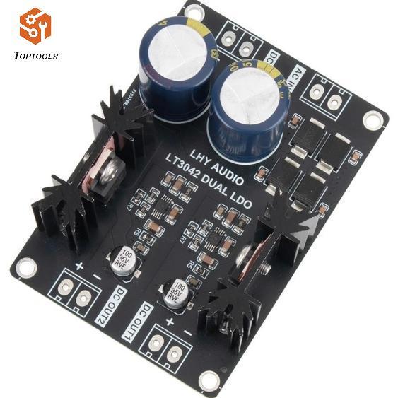 LT3042 Dual LDO Linear Regulator PCB Board เสียงรบกวนต่ําแหล่งจ่ายไฟเสถียรสูง
