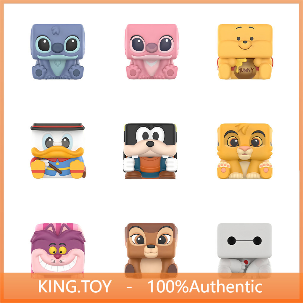 P POPMART POPMART Disney Classic POP CUBE-3 Series ฟิกเกอร์กล่องปริศนา