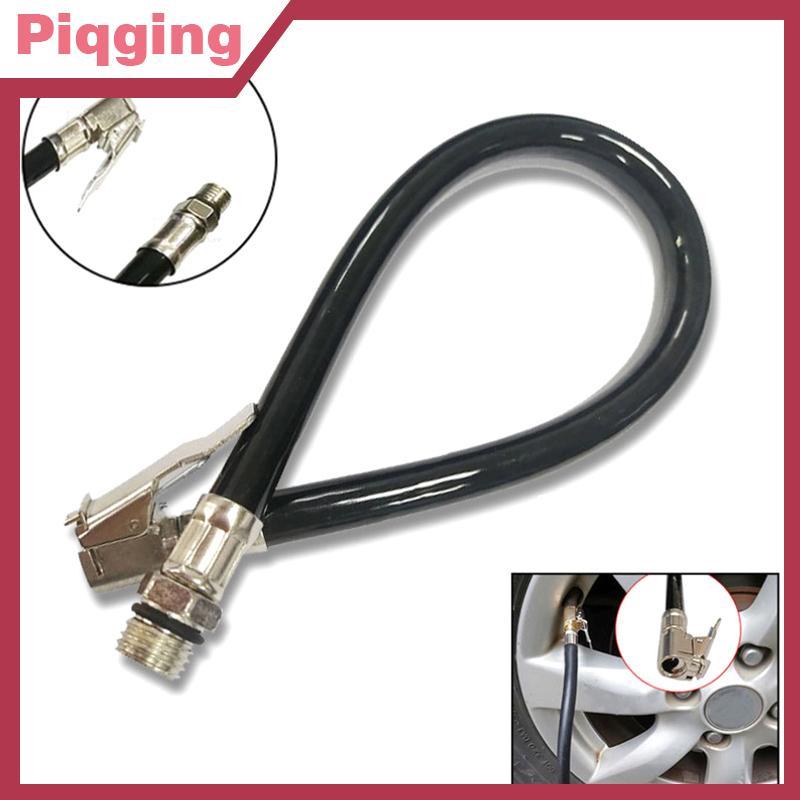 Piqging Air Tyre Inflator ความดันรถอัตโนมัติยางท่อปั๊มวัดท่อ Connector ยืดหยุ่นสําหรับยางรถยนต์ Fast Inflatable Rods TH