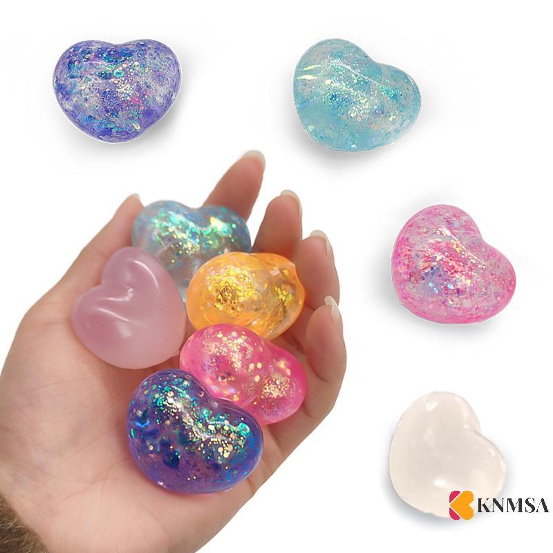 KNMSA] 1Pc Changing Neck Squeeze Sequins Love Pinch นวดความเครียด Reliever Kid Party Favor ศคไม่มีคอเต่า