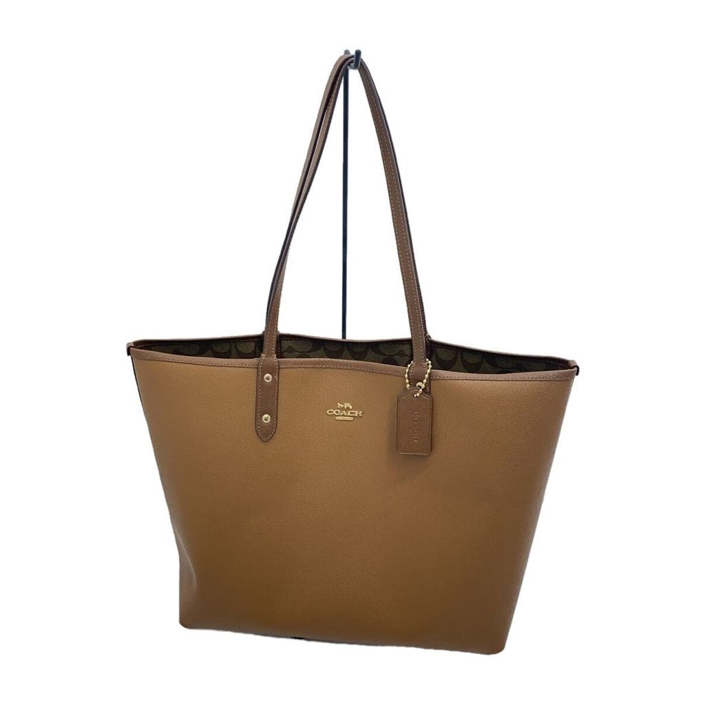 COACH Tote Leather BRW D1811-F36658 Reversible Direct from Japan Secondhand