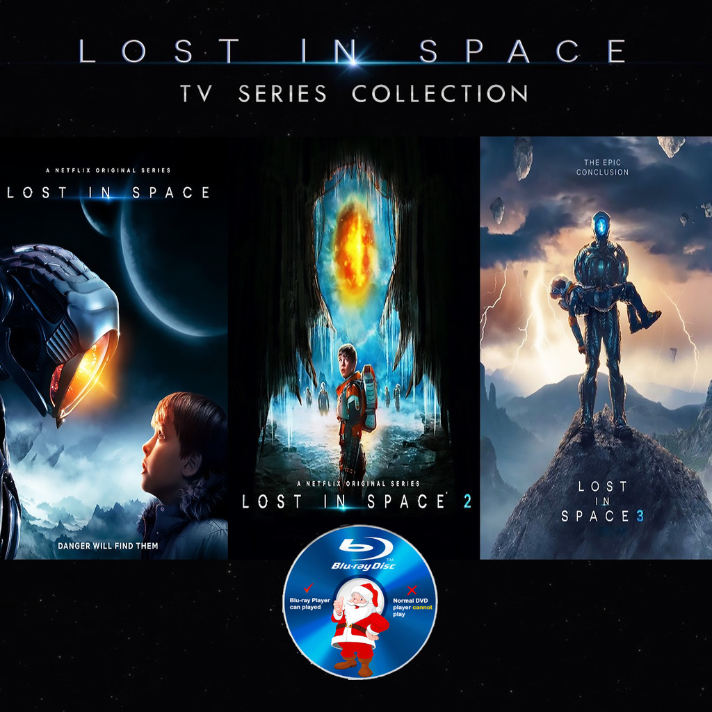 E-BULRAY TV SERIES Lost In Space ซีซั่น 1 ถึง 3 Collection Sci-fi Adventure