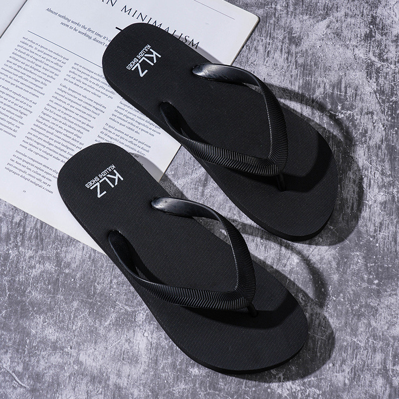 High-End สวมใส่ด้านนอกรองเท้าแตะผู้ชายฤดูร้อน Flip-Flops All-Match Flip-Flops Simple Flip-Flops แฟชั