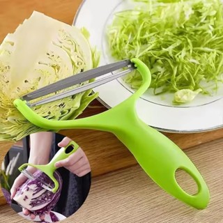 เครื่องขูดผัก ผลไม้ ผัก กะหล่ําปลี แบบสเตนเลส ปากกว้าง