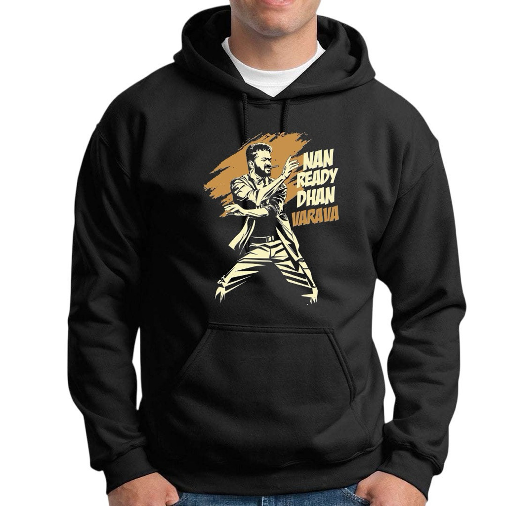 ใหม่ F169 Leo Vijay Movie Nan Dhan Varava Hoodie / M-3XL