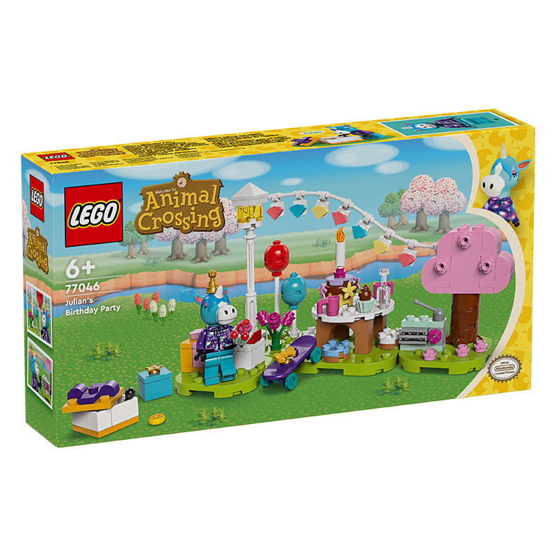 LEGO LEGO 77046 Animal Crossing Friends Club Julies Birthday Party Building Block ของเล่นของขวัญ