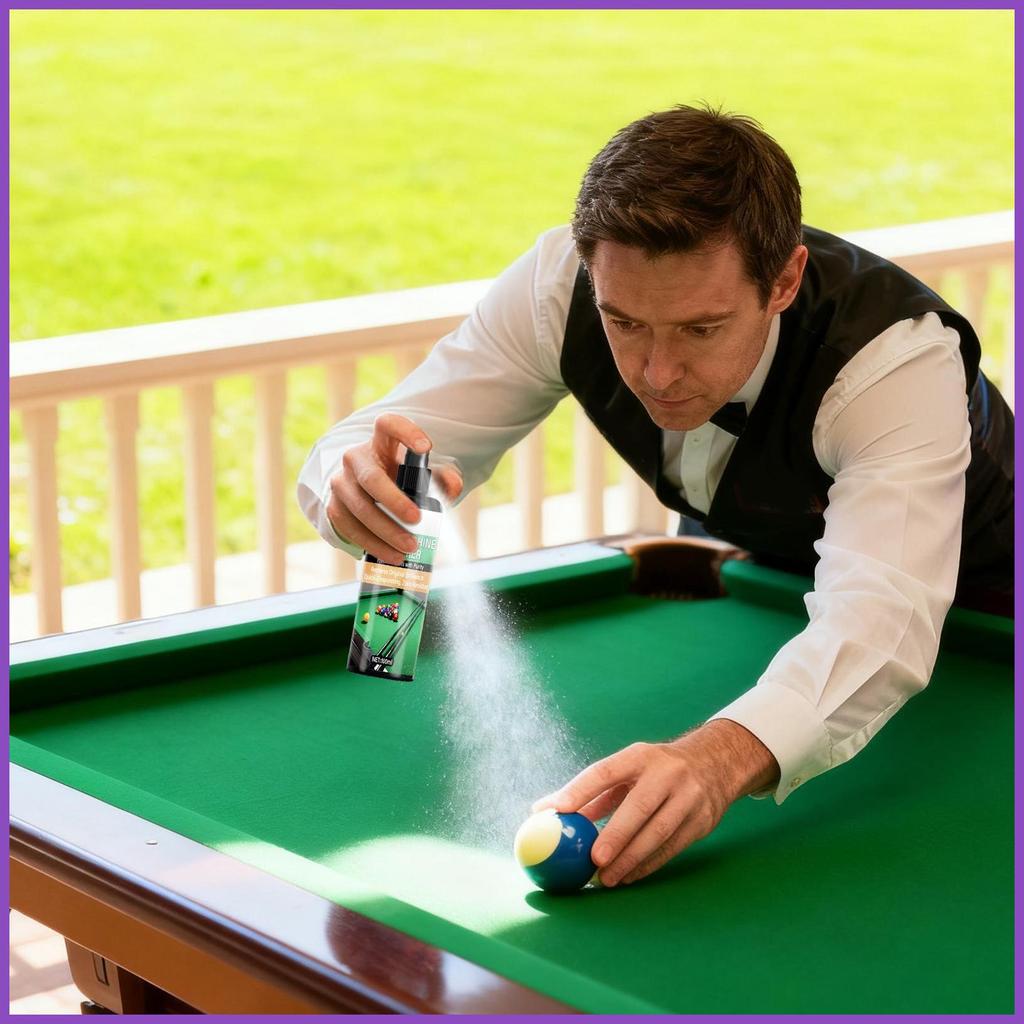 Pool Ball Cleaner 100ML Maintenance Wax พร้อมผ้าเช็ดตัว Billiard Pool Ball Cleaner สําหรับ Dirt Stai