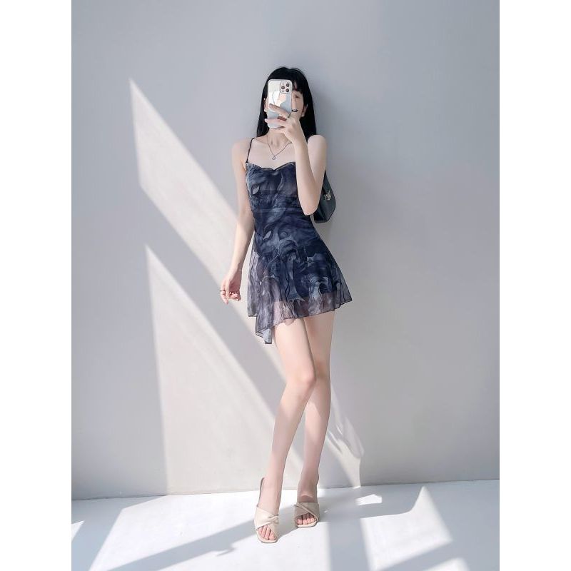 เดรสโชว์หลังสายเดี่ยวสุดเซ็กซี่ เดรสสั้นใส่เที่ยวทะเล ลุคหวานเซ็กซี่