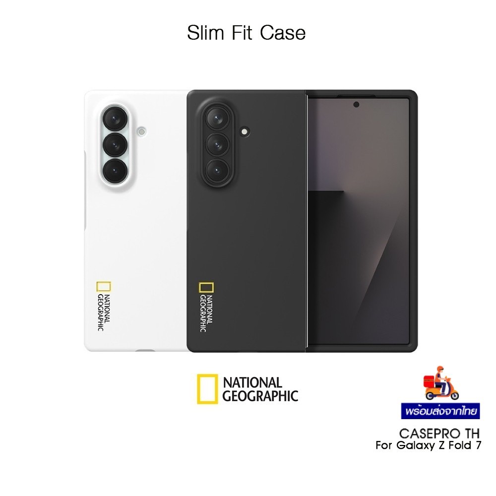 NATIONAL GEOGRAPHIC Slim Fit Case เคสกันกระแทกเกรดพรีเมี่ยม เคสสำหรับ Galaxy Z Fold 7 (New)
