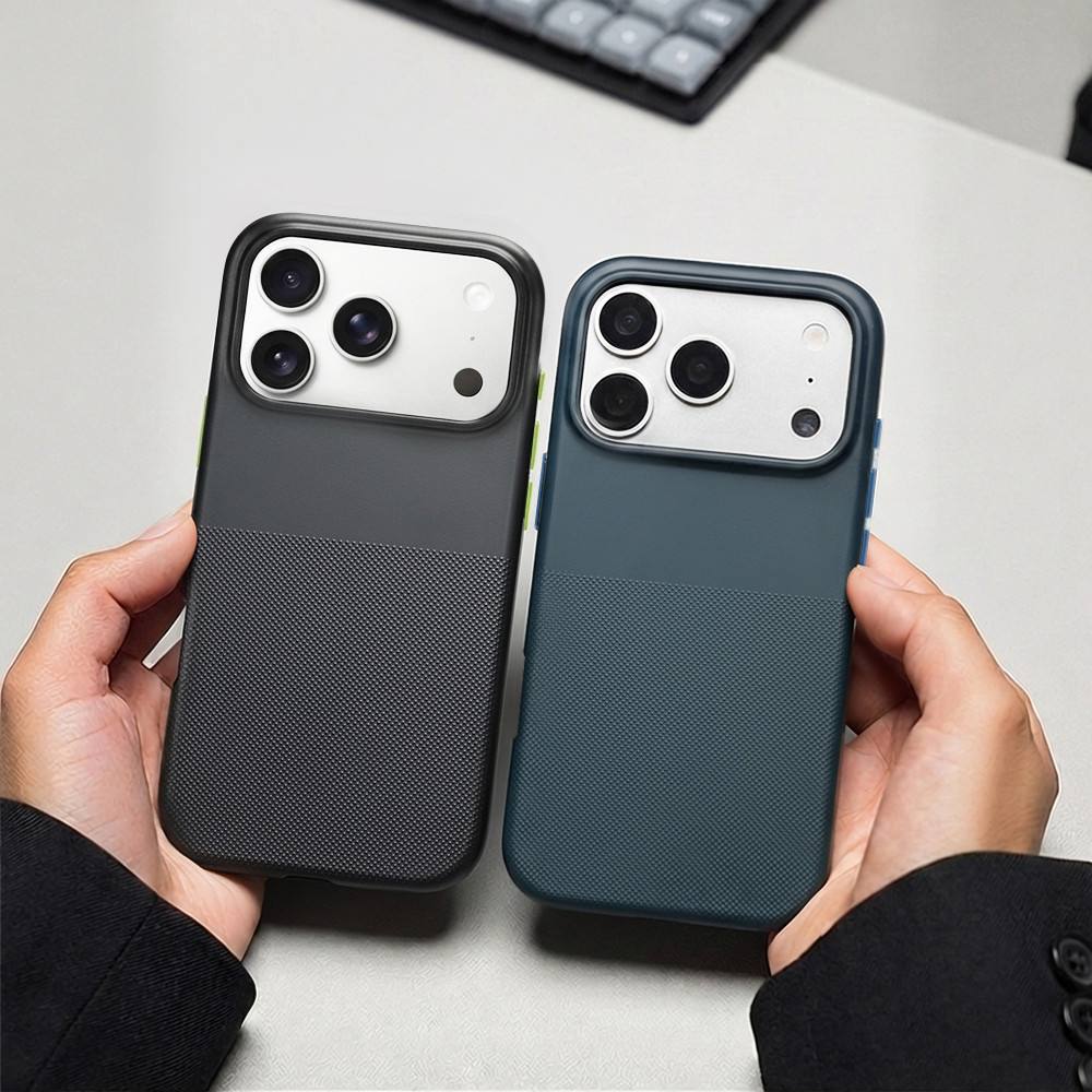 Magnetic เคสมือถือ For iPhone 13 15 16 17 Pro Max Case iPhone 17 14 16 Pro Max 13 14Pro ธุรกิจ เคสลายจุด พื้นผิวมีลวดลาย