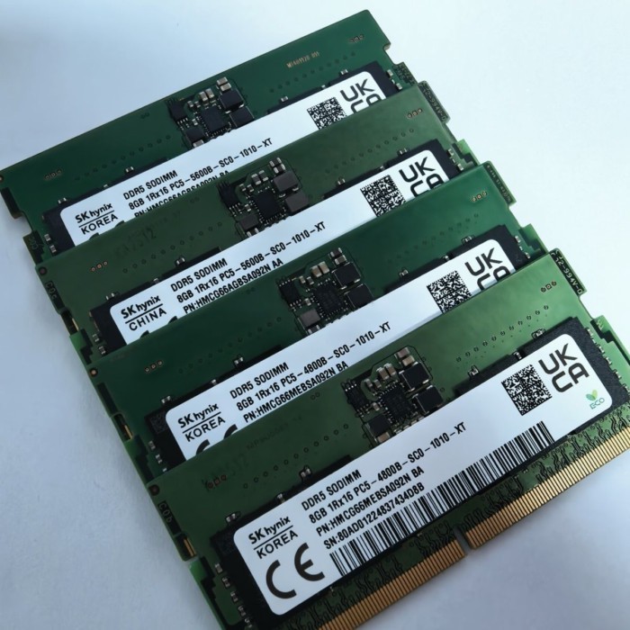 SK Hyundai Hynix DDR5 4800 5600 8G16G หน่วยความจำแล็ปท็อปติดของแท้ DDR43200
