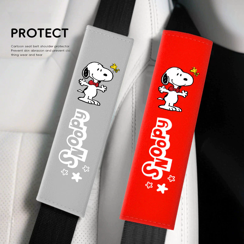 เข็มขัดนิรภัยรถยนต์ Snoopy ป้องกันไหล่, อุปกรณ์ตกแต่งภายในรถยนต์