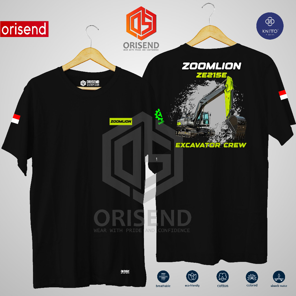 เสื้อแข่งเสื้อยืด Zoomlion Ze215e รุ่นล่าสุด