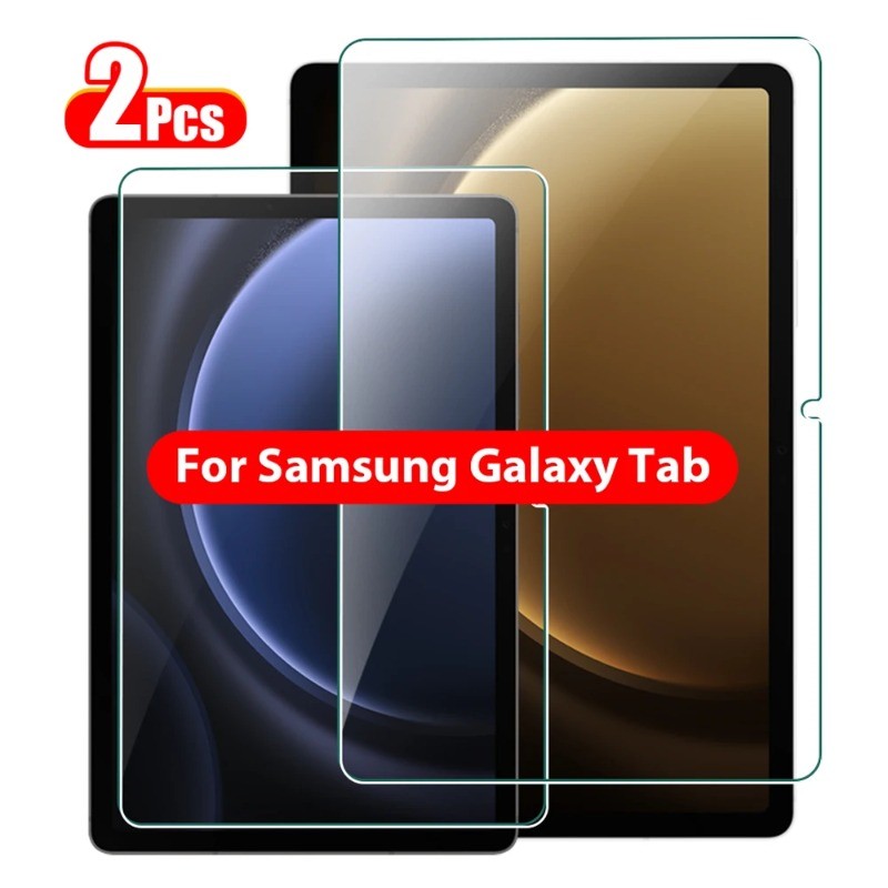 1-2Pcs HD Glass Screen Protector สําหรับ Samsung Galaxy Tab Active 5 Pro A11 + A11 Ultra Thin กระจกนิรภัยสําหรับ Galaxy Tab A9 + A9 A8 A7 A8 A Lite 10.1 8.0 7.0 แท็บเล็ตป้องกันฟิล์ม