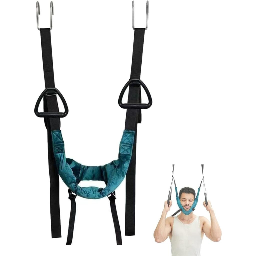 Neck Stretcher Cervical Traction Device for Decompression Home Physical Therapy, Portable Neck Stretcher Hammock